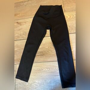 Black Lululemon leggings. Size 2